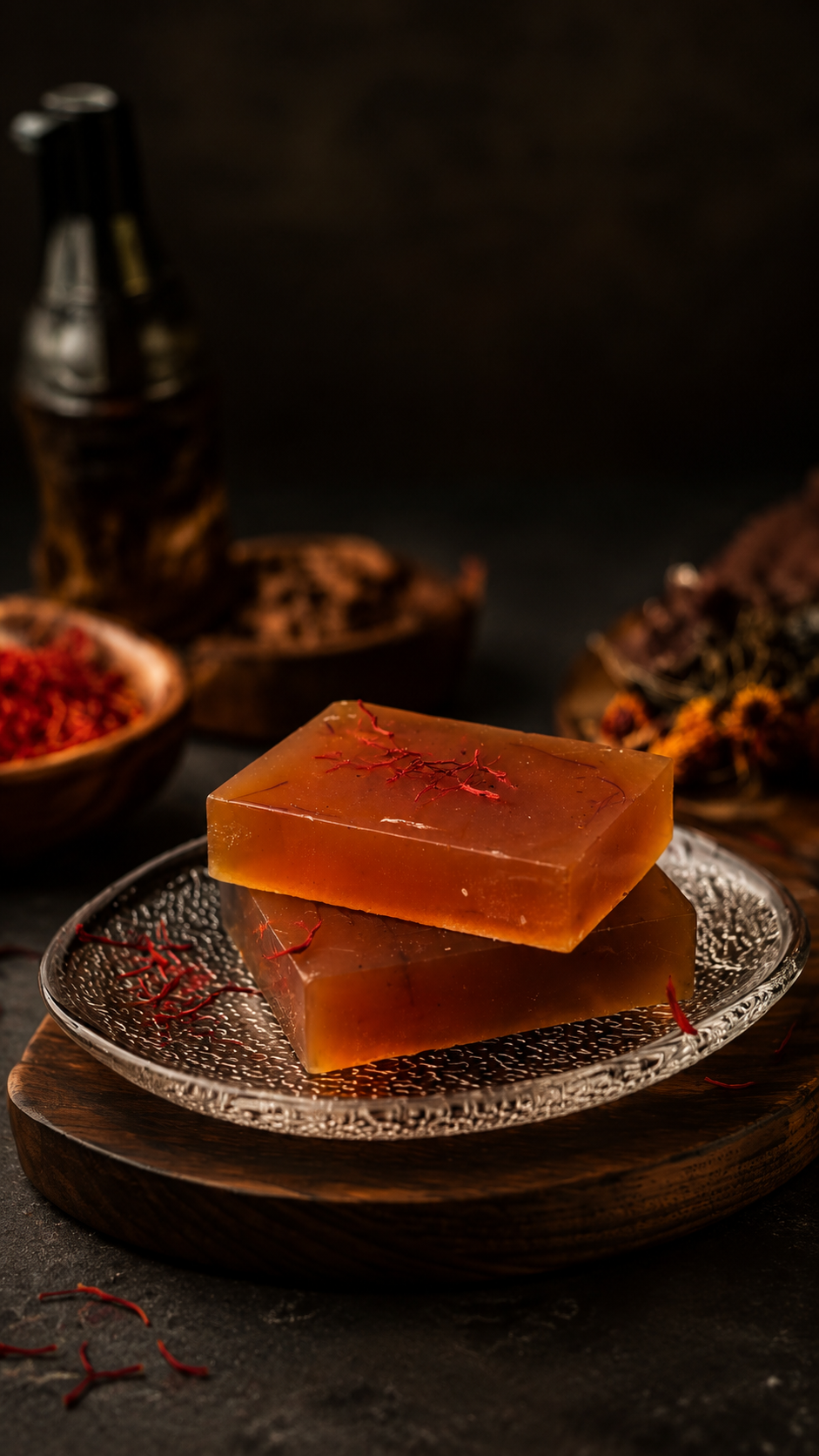 Dazzling Saffron Glow Soap - Natural Handmade Skin Brightener