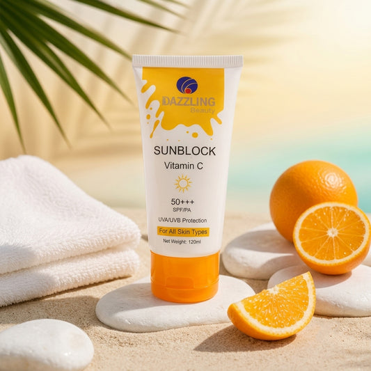 Dazzling Beauty Vitamin C Sunblock SPF 50+++ UVA/UVB Protection Invisible